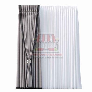 Model Gorden Jendela satu daun minimalis terbaru 2025